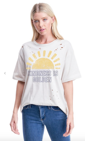KINDNESS IS GOLDEN GRAPHIC TEE