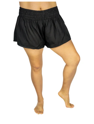 One Size Fits Most Shorts- Black